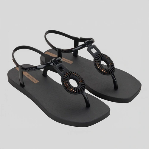 Sandália Rasteira Ipanema Class Edge Graphic Preto