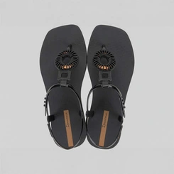 Sandália Rasteira Ipanema Class Edge Graphic Preto