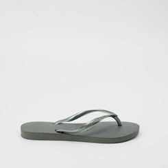 Chinelo Havaianas Slim Metalizada Verde Oliva