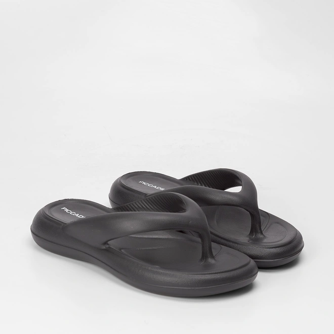 Chinelo Piccadilly Marshmallow Preto