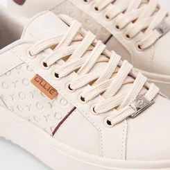 Tênis Ollie Originals Feminino Florida Vinho & Bege