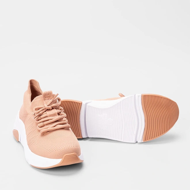 Tênis Chunky Feminino Modare Ultraconforto Knit Nude