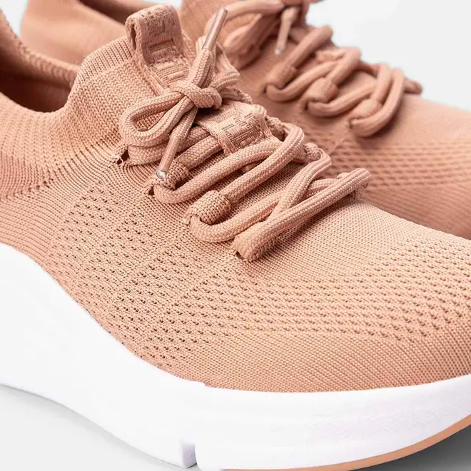 Tênis Chunky Feminino Modare Ultraconforto Knit Nude