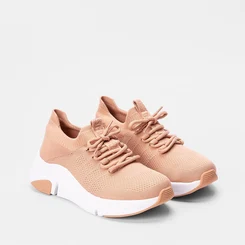 Tênis Chunky Feminino Modare Ultraconforto Knit Nude