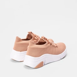 Tênis Chunky Feminino Modare Ultraconforto Knit Nude