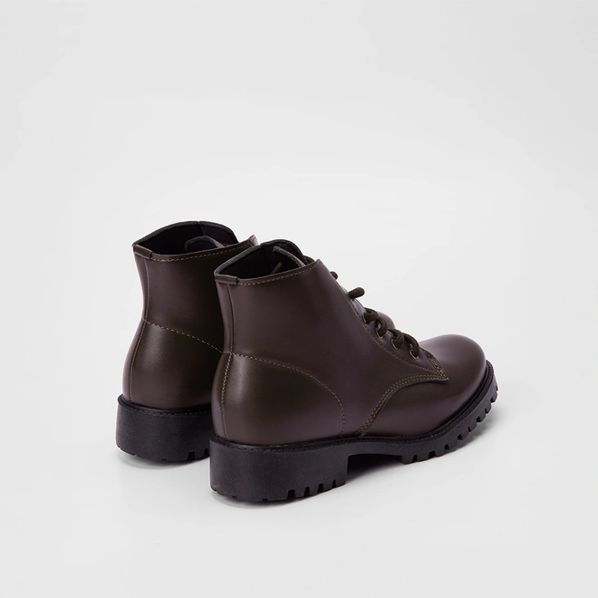 Bota Coturno Penélope Tratorada Marrom