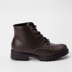 Bota Coturno Penélope Tratorada Marrom