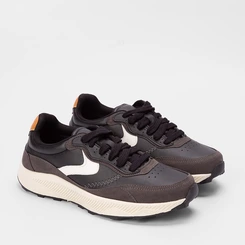 Tênis Masculino Mac & Jac Recorte Estilizado Preto
