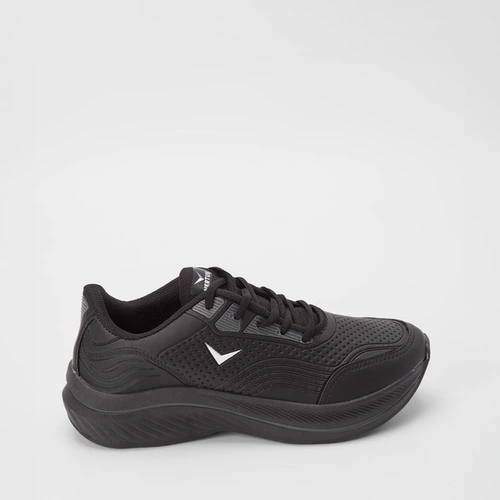 Tênis Vertus Esportivo Masculino Textura Napa Preto