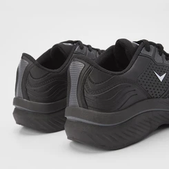Tênis Vertus Esportivo Masculino Textura Napa Preto