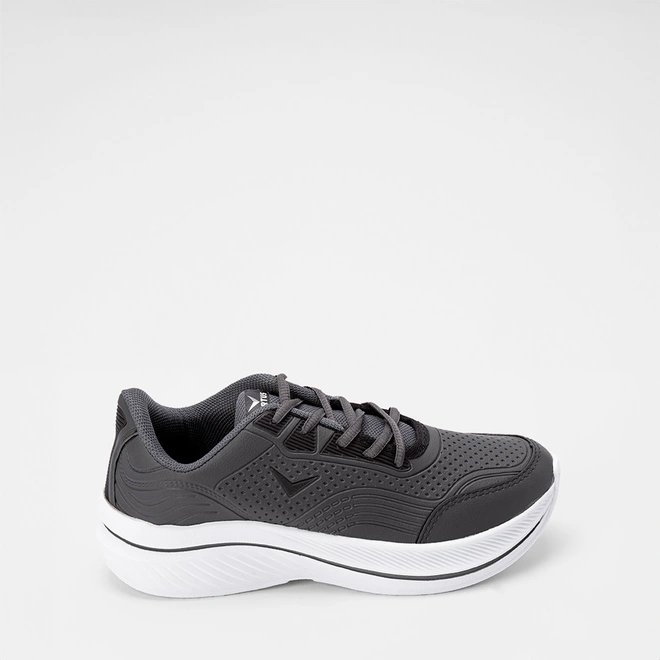 Tênis Vertus Esportivo Masculino Textura Napa Cinza