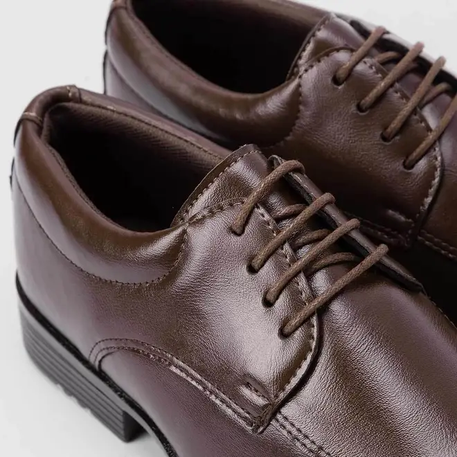 Sapato Social Woche Pespontos Marrom