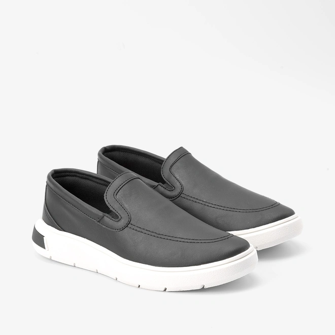 Slip On Masculino Mac & Jac Recortes Preto
