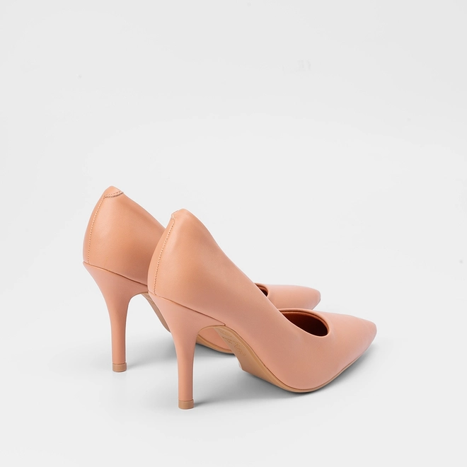 Scarpin Feminino Gabriela Salto Fino Espuma Amortecedora Nude