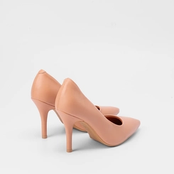 Scarpin Feminino Gabriela Salto Fino Espuma Amortecedora Nude
