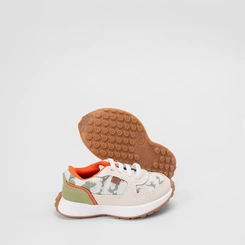 Tênis Infantil Molekinho Casual Dino Bege