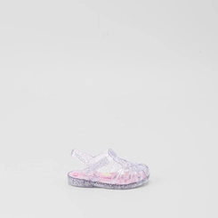 Sandália Infantil Charmosinha Chic Glitter Prata