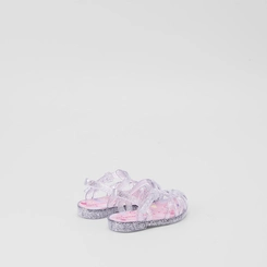Sandália Infantil Charmosinha Chic Glitter Prata