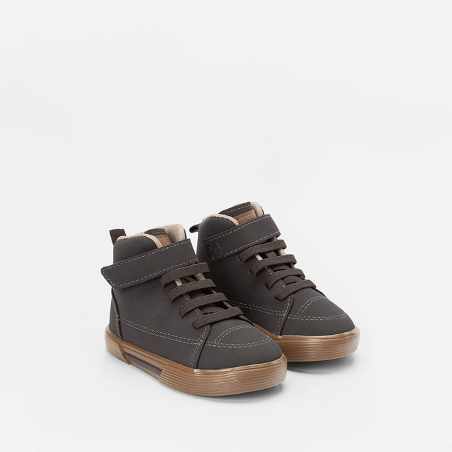 Bota Coturno Bebê Molekinho Adventure Contato Marrom