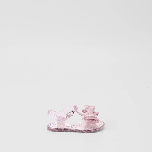 Sandália Infantil Charmosinha Chic Glitter Laço Rosa