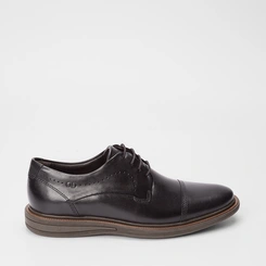 Sapato Casual Democrata Couro Preto