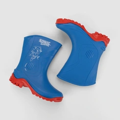 Galocha Infantil Sonic The Hedgehog Recortes Azul
