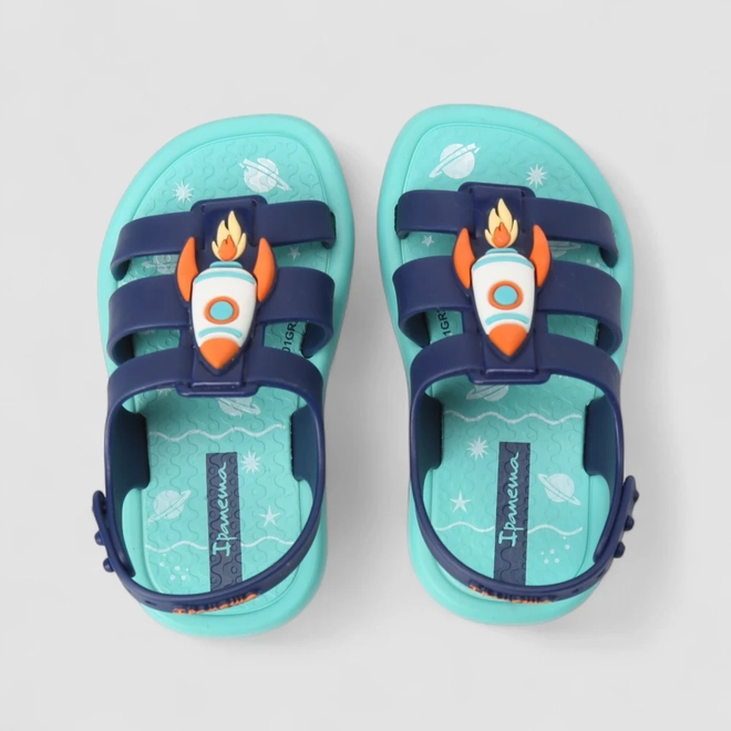 Sandália Infantil Ipanema Foguete Azul