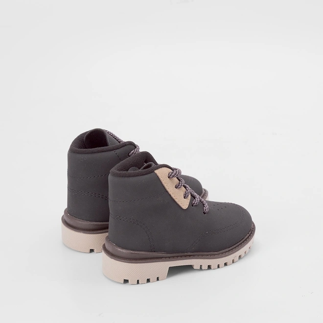 Bota Coturno Bebê Molekinho Preto