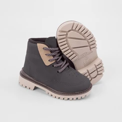 Bota Coturno Bebê Molekinho Preto