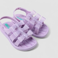 Sandália Infantil Ipanema Laços Multi Tiras Lilás