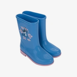 Galocha Infantil Stitch Detalhe Pesponto Azul