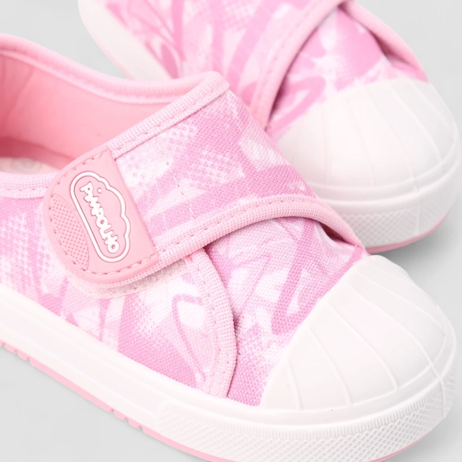 Tênis Casual Bebê Pimpolho Tira Contato Rosa