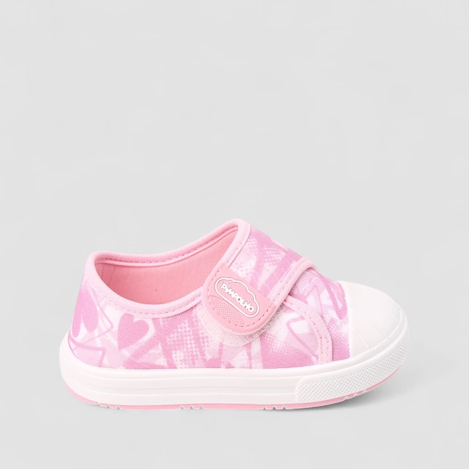 Tênis Casual Bebê Pimpolho Tira Contato Rosa