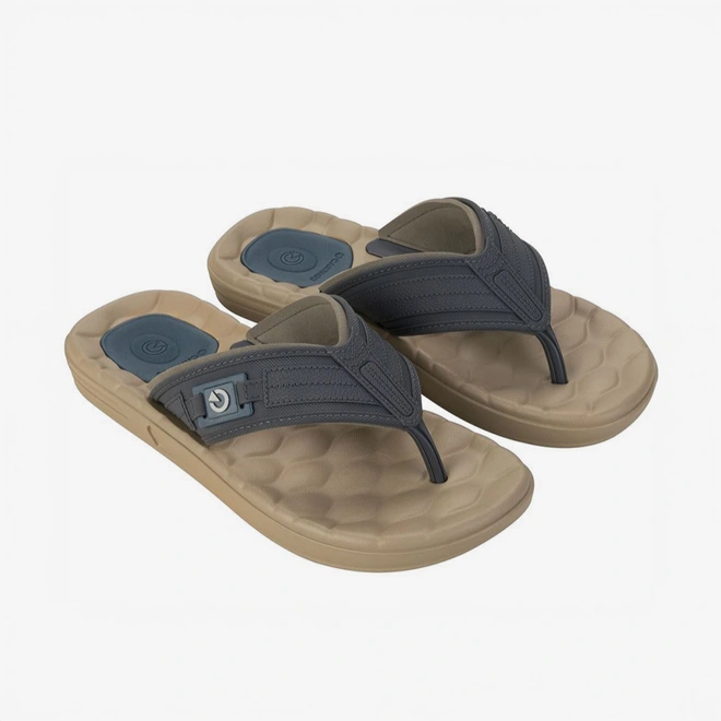 Chinelo Cartago Egeu III Azul & Bege
