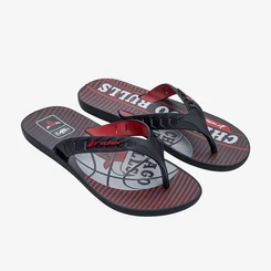 Chinelo Rider Street NBA Preto & Vermelho