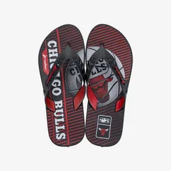 Chinelo Rider Street NBA Preto & Vermelho