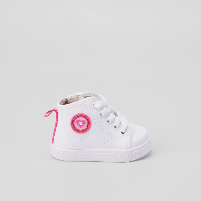 Tênis Infantil Molekinha Bebê Casual Glitter Branco