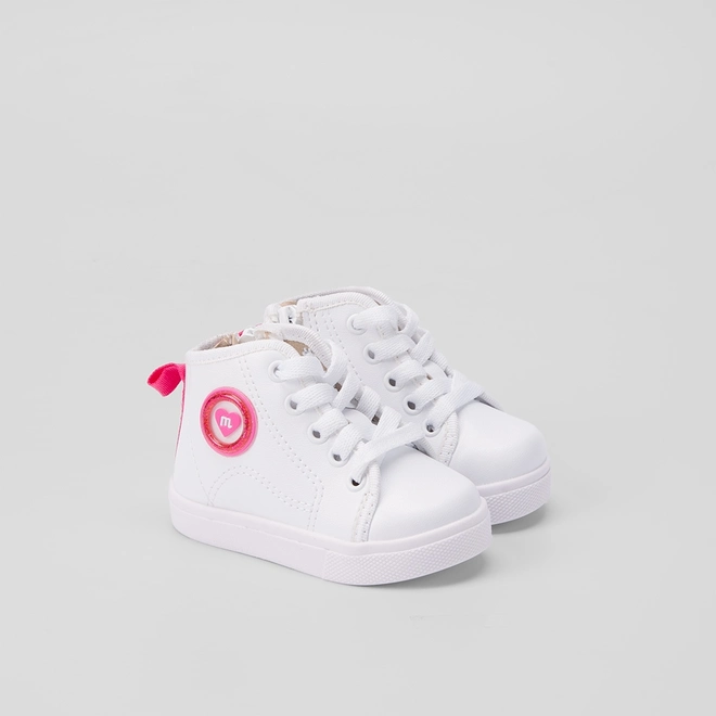 Tênis Infantil Molekinha Bebê Casual Glitter Branco