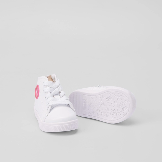 Tênis Infantil Molekinha Bebê Casual Glitter Branco