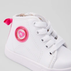 Tênis Infantil Molekinha Bebê Casual Glitter Branco
