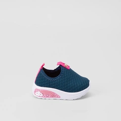 Slip On Bebê Molekinha Calce Fácil Detalhe Núvem Marinho
