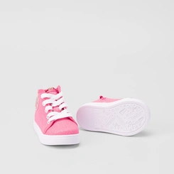 Tênis Infantil Molekinha Bebê Casual Glitter Rosa