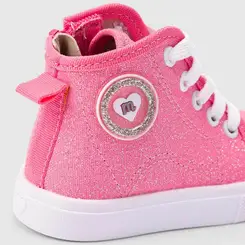 Tênis Infantil Molekinha Bebê Casual Glitter Rosa