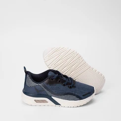Tênis Vertus Infantil Jogging Grid Marinho