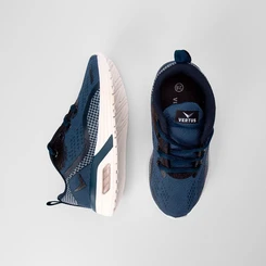 Tênis Vertus Infantil Jogging Grid Marinho