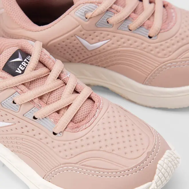 Tênis Infantil Vertus Jogging Napa Texturizado Nude