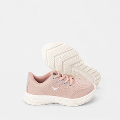 Tênis Infantil Vertus Jogging Napa Texturizado Nude