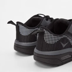 Tênis Infantil Vertus Jogging Detalhe Square Preto
