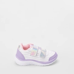 Tênis Infantil Gabrielinha Jogging Lilás & Branco