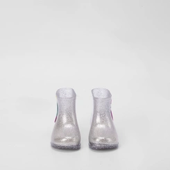 Galocha Infantil Charmosinha Chic Glitter Unicornio Prata